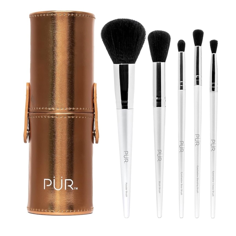 PÜR Makeup Brush Set with Case